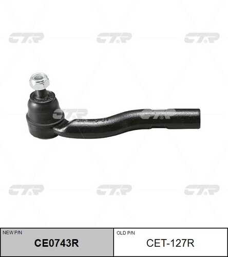 CTR CE0743R Наконечник рулевой правый! замена CET-127R Toyota Celsior UCF10 89-94, Lexus ES300/430