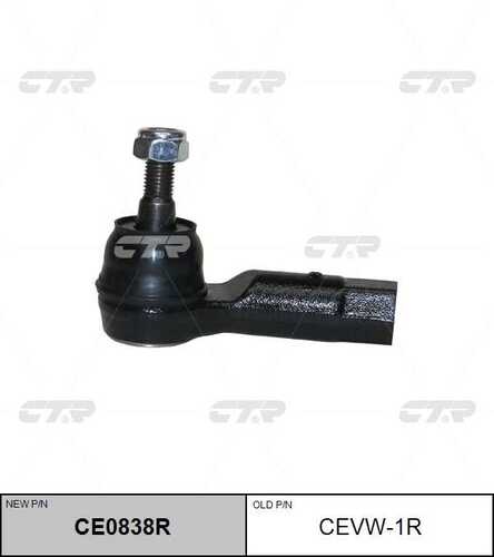 CTR CE0838R Наконечник рулевой правый! замена CEVW-1R VW Passat 05>/Caddy/Touran 03>;Наконечник рулевой тяги