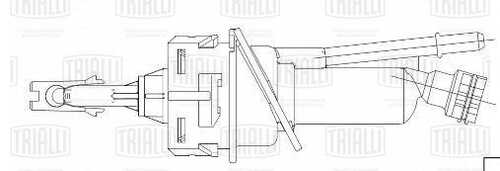 TRIALLI CF8012 Цилиндр сцепления главный! Ford Focus 04-12/12>/Kuga I 08-12/12>