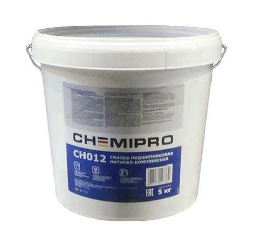 CHEMIPRO CH012 Chemipro Grease, смазка подшипниковая! 5 kg, (синяя) литиевая -30-+150°С NLGI 2