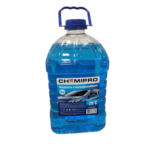 CHEMIPRO CH040 Жидкость для стеклоомывателя зимняя! 4L готовая -20°С, изопропиловая