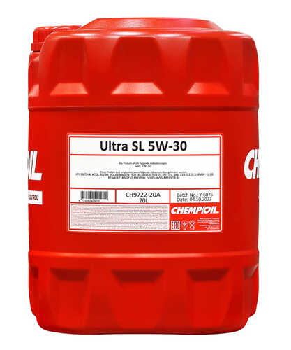 CHEMPIOIL CH972220 Масло моторное Ultra SL 5W-30 20L