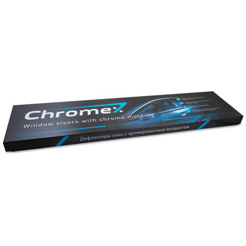 CHROMEX CHROMEX63021 Дефлекторы окон с хром. молдингом KIA OPTIMA IV 2016-, седан, 4 шт.