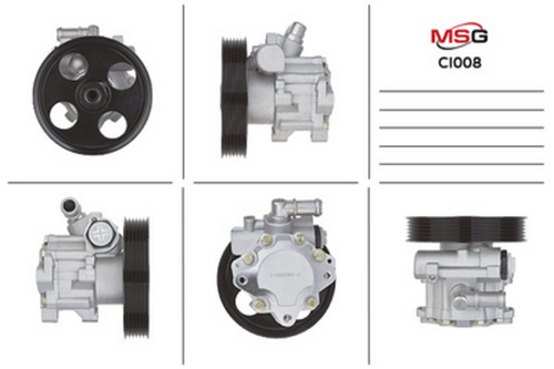 MSG CI008 Насос ГУР новый CITROEN C5 01-04,C5 04-,C5 Break 01-04,C5 Break 04-,FIAT SCUDO 07-,SCUDO фургон