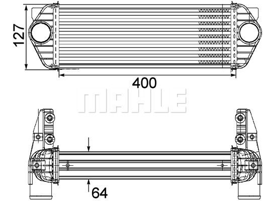 MAHLEKNECHT CI 168 000P Интеркулер