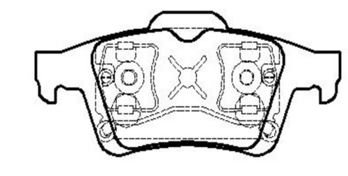 CTR CKMZ8 Колодки дисковые задние! Saab 9-3, Opel Vectra, Ford Focus 1.4-3.2 02>