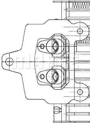 MAHLEKNECHT CLC 49 000P Радиатор масляный VW