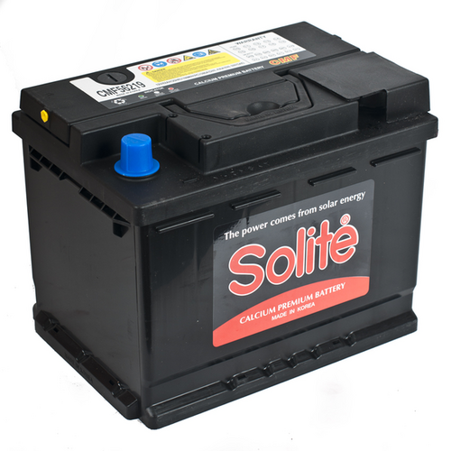 SOLITE CMF56219 Аккумулятор 12V 62Ah 600A 242x174x189 обратная (-+) тип B13 легковые европа