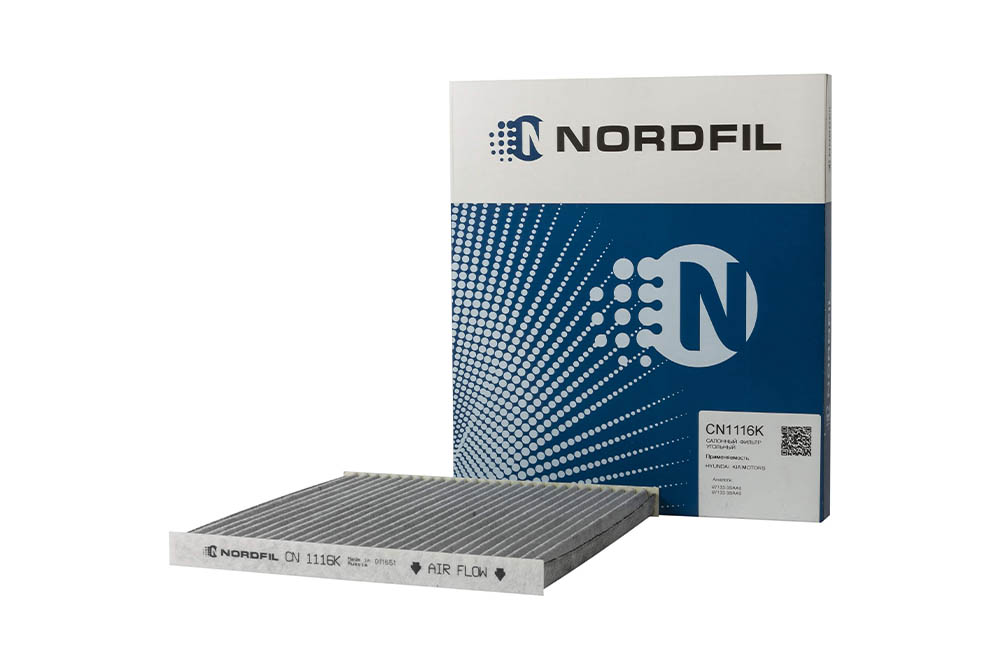 NORDFIL CN1116K Фильтр салонный угольный