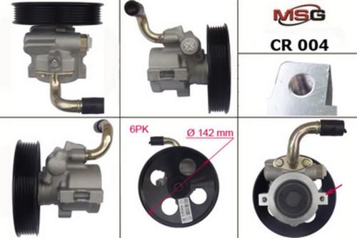 MSG CR004 Насос ГУР новый CHEVROLET LACETTI 05-,NUBIRA седан 05-,DAEWOO LACETTI наклонная за 04-,NUBIRA Wa