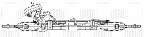 TRIALLI CRS7704 Рулевой механизм (рейка) гидравлич. для а/м лада X-Ray (14-)/Renault Logan II (12-) (CRS 77