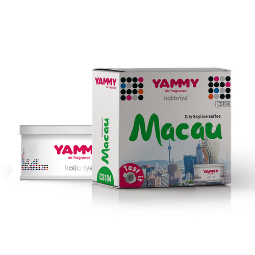 YAMMY CS104 Ароматизатор! меловой сити, баночка, аромат 'MACAU', корея