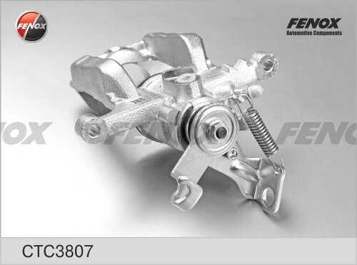 FENOX CTC3807 Суппорт тормозной зад. лев.! Opel Astra J, Chevrolet Cruze 1.4-1.8/1,7CDI 12> ATE d.38