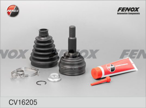 FENOX CV16205 Шарнирный комплект, приводной вал