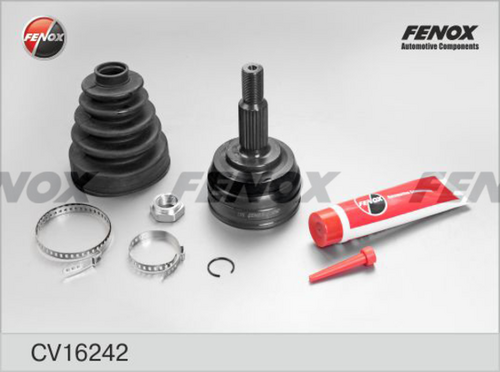 FENOX CV16242 ШРУС наружный комплект! Renault Duster 1.6/1.5DCI 10>, Fluence 2.0/1.5DCI 10>
