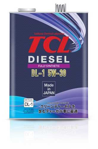 TCL D0040530 Масло моторное синтетическое 'Diesel Fully Synth 5W-30', 4л;Масло для дизельных двигателей Diesel, Fully Synth, DL-1, 5W30, 4л