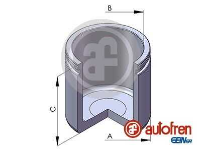 SEINSAAUTOFREN D02555 Поршень суппорта! d54 Brembo Honda Civic/FR-V 91-10, Mazda 323/626 79-89