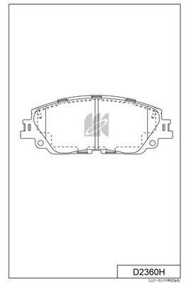 KASHIYAMA D2360H Колодки дисковые передние! Toyota Camry V70 2.0-3.5 17>