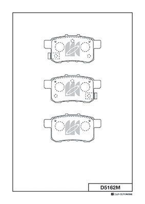 KASHIYAMA D5162M -01 [43022TA0A00] колодки дисковые з. Honda Accord all 08>