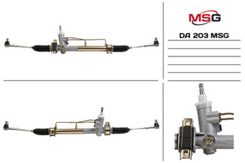 MSG DA203 Рулевая рейка с ГУР новая CHEVROLET MATIZ (M200, M250) 05-,DAEWOO MATIZ (KLYA) 98-