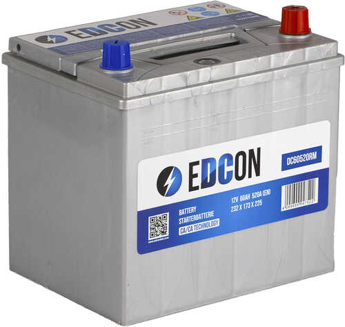EDCON DC60520RM Аккумуляторная батарея! 60Ah 520A +справа 232x173x225