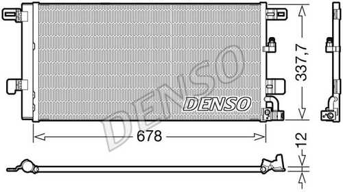 DENSO DCN02001 Конденсор