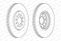 FERODO DDF1221 Диск тормозной