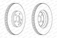 FERODO DDF1567 Диск тормозной п ленд ровер