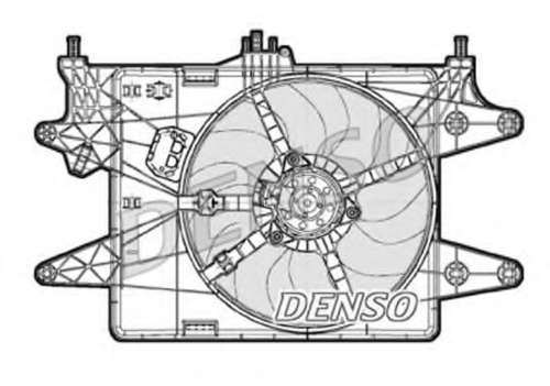 DENSO DER09081 Вентилятор, охлаждение двигателя