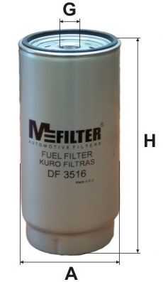 MFILTER DF 3516 Фильтр топливный