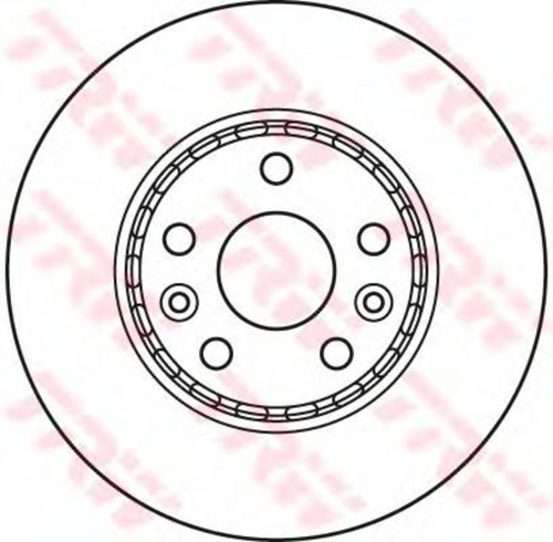 TRWLUCAS DF6110 Тормозной диск