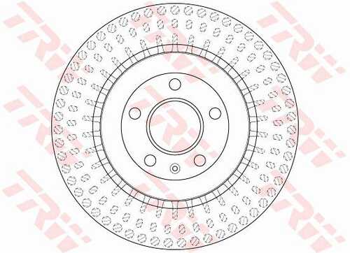 TRWLUCAS DF6175S Тормозной диск
