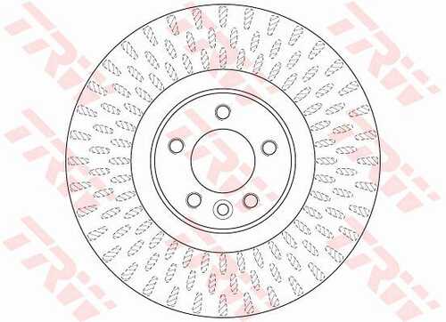 TRWLUCAS DF6508S Тормозной диск