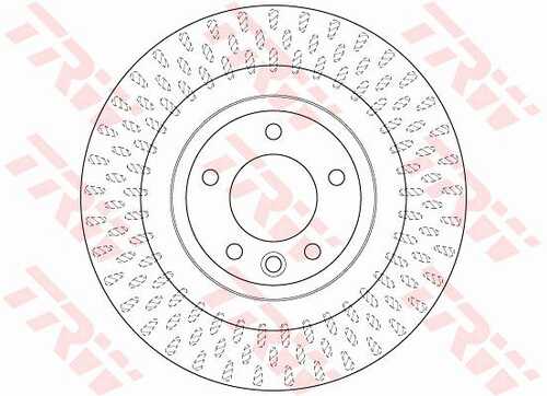 TRWLUCAS DF6528S Тормозной диск