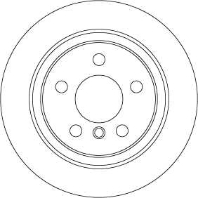 TRWLUCAS DF6756 Диск тормозной! задний D280 BMW F45/F46/F48 1.5-2.0i/D 14>