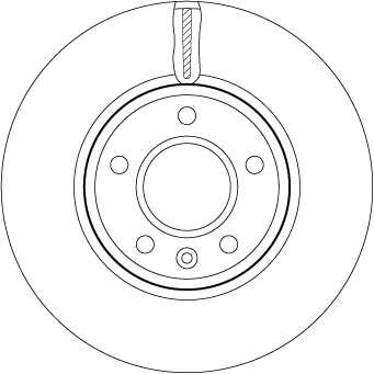 TRWLUCAS DF7923 Диск тормозной передний! Opel Astra/Zafira, Chevrolet Cruze 1.3-2.0i/D 09>