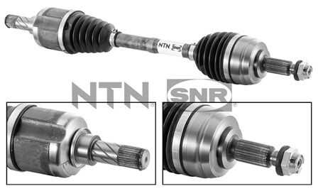 NTNSNR DK55.038 Привод передний! левый Renault Duster 4x4 1.6/1.5dCi 10>