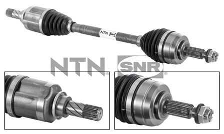NTNSNR DK55.099 Привод левый! 690mm ABS Renault Fluence 1.6 16V/1.5dCi 10>/Megane 08>
