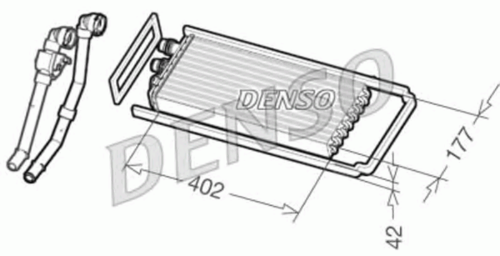 DENSO DRR12101 Теплообменник, отопление салона