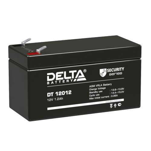 DELTABATTERY DT 12012 Аккумулятор промышл. 12V 1.2Ah 97x44x59
