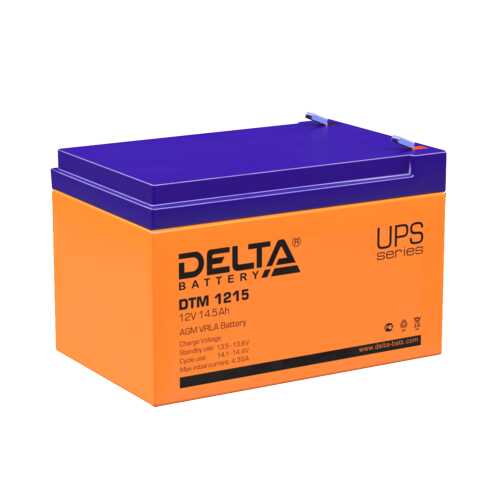 DELTA DTM1215 DTM 1215 аккумулятор промышл. 12V 14.5Ah 151x98x98