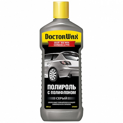 DOCTORWAX DW8457 HG 300ml цветная полироль с тефлоном. серая