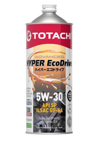 TOTACHI E0301 HYPER Ecodrive 5W30 (1L) масло моторн.! синт. api SP, ILSAC GF-6A, Ford WSS-M2C946-B1/946-A