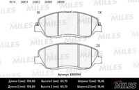 MILES E400148 Колодки тормозные HYUNDAI SANTA FE 05-/KIA SORENTO (XM) 09- перед. LOWMETALLIC (10702070/170;Колодки тормозные HYUNDAI SANTA FE (CM)/(SM) 05-/KIA SORENTO (XM) 09- передние