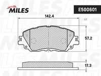 MILES E500601 Колодки тормозные