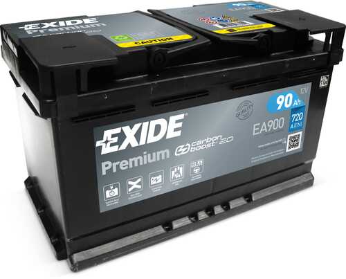 EXIDE EA900 Аккумуляторная батарея! 19.5/17.9 евро 90Ah 720A 315/175/190 CARBON BOOST