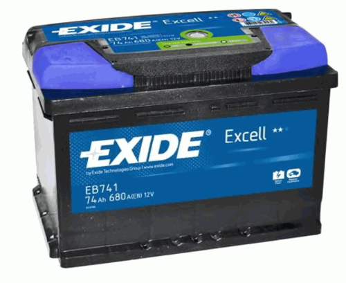 EXIDE EB741 Стартерная аккумуляторная батарея