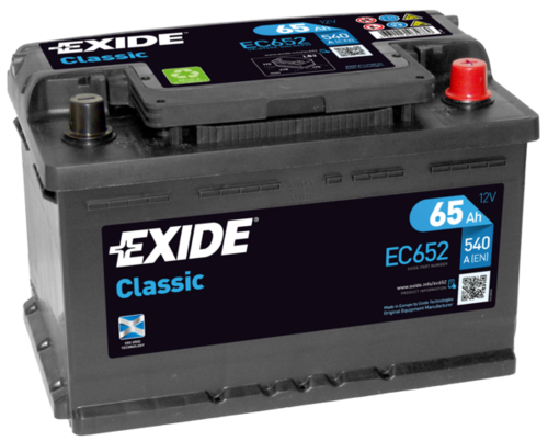 EXIDE EC652 Стартерная аккумуляторная батарея