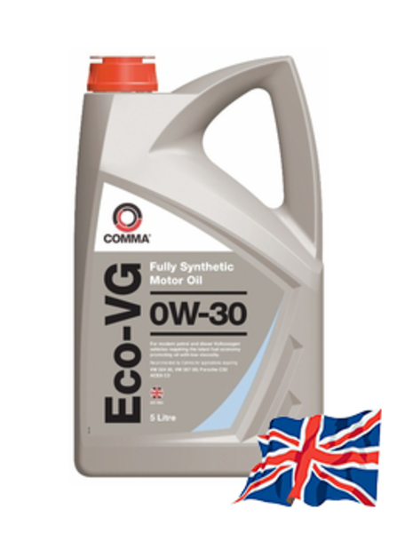 COMMA ECOVG5L 0W30 ECO-VG (5L) масло моторное! синтетика VW 504 00, VW 507 00