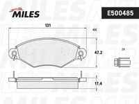 MILES EI000035 Трос ручного тормоза FORD FOCUS II задний 228мм